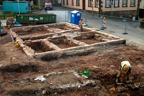 Archäologische Ausgrabung in Sesslach, Landkreis Coburg, In Terra Veritas