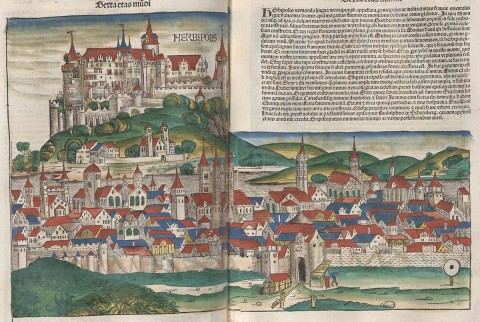 Darstellung von Würzburg in der Schedelschen Weltchronik von 1493