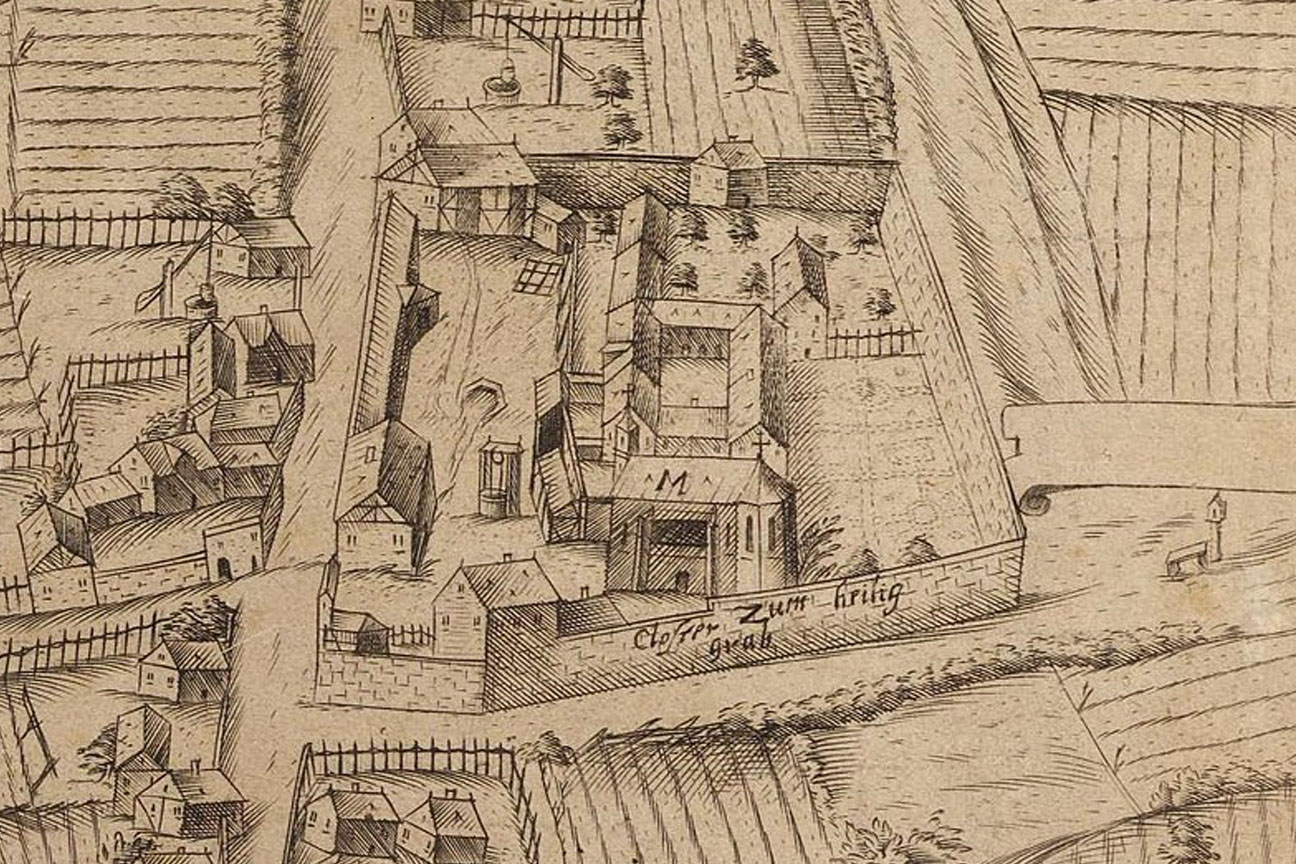 Ausschnitt-Zweidlerplan-1602-Heilig-Grab-Kloster