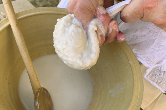 Preparation of the milk bread mixture