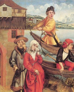 Linker Bildhintergrund von Dürers Gemälde 