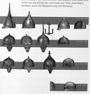 Entwicklungsschema der eisenzeitlichen Helme (Schußmann 2019, 78 Abb. 80)