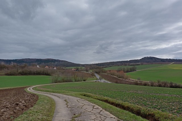 Banzer Berg links, Steglitz rechts